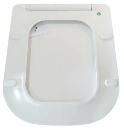 Крышка-сиденье для унитаза Cerutti Spa Nivolet, Nivolet Aria CT8163 Белая с микролифтом